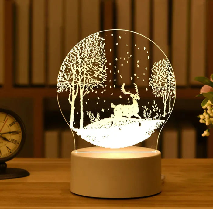 GlowCharm 3D Night Light