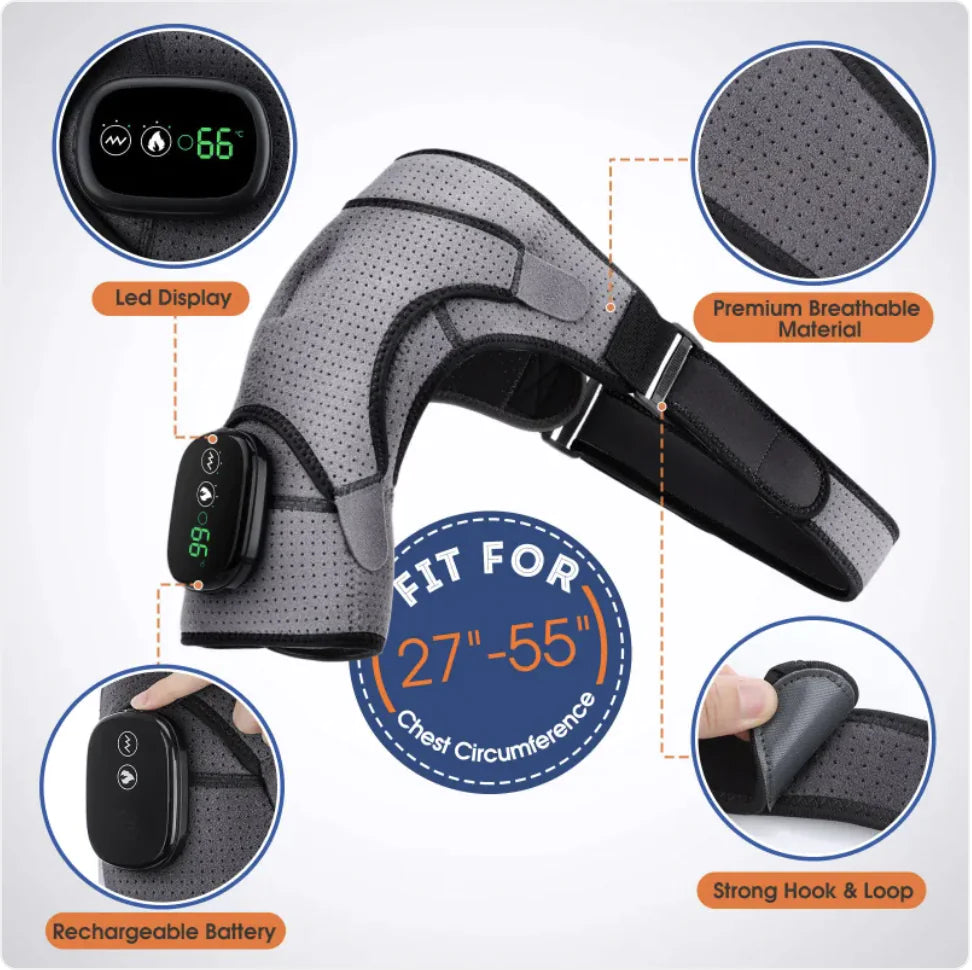 USB Rechargeable Electric Heating Shoulder Pad