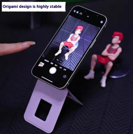 Multifunctional Leather Selfie Phone Stand