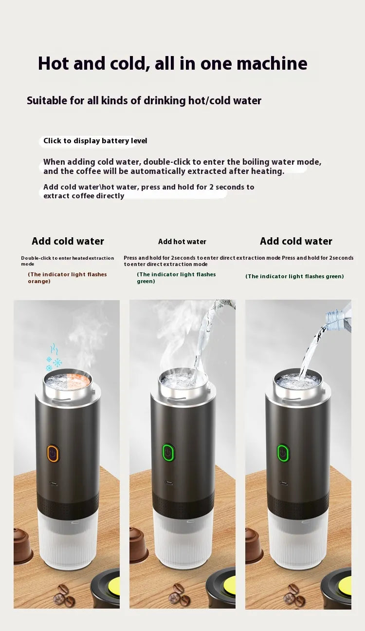 Portable Capsule Coffee Heating Machine