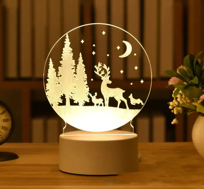 GlowCharm 3D Night Light