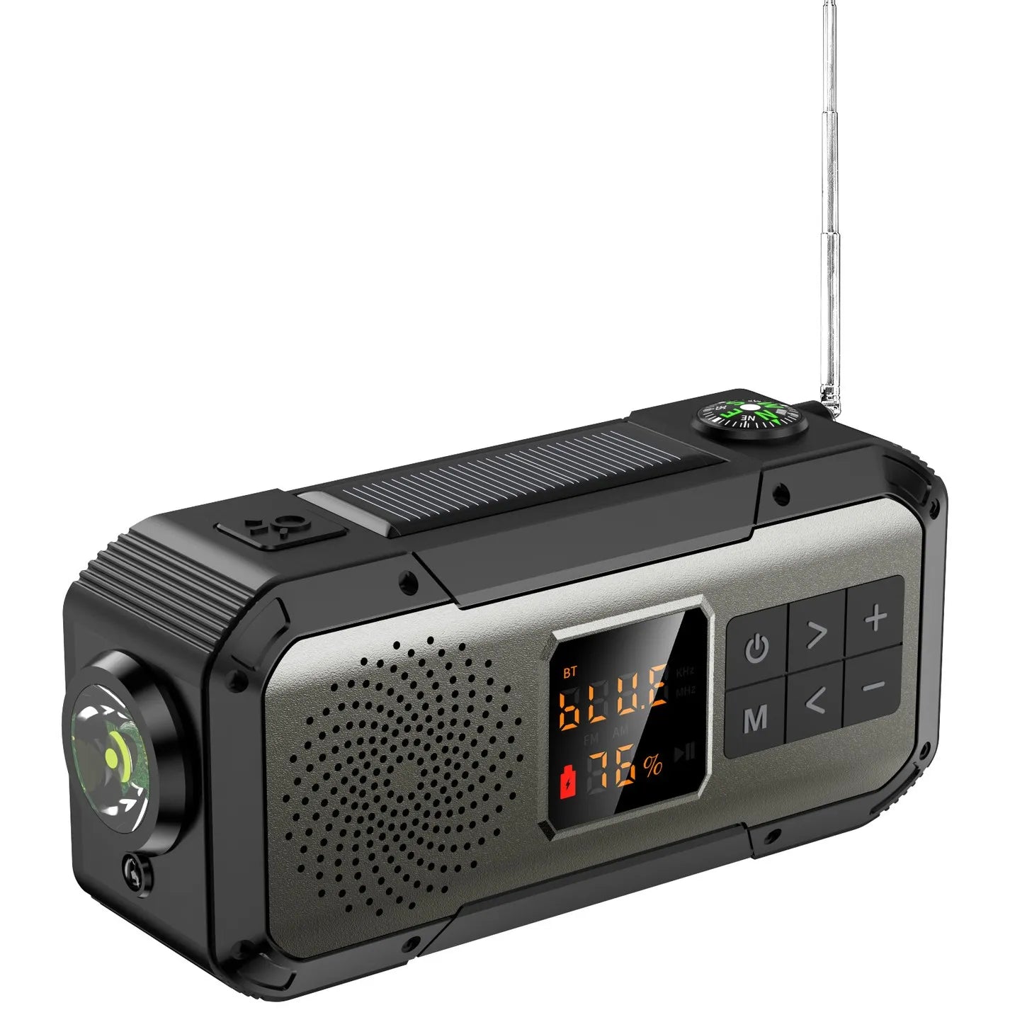 Solar Powered Hand Crank Radio